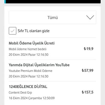 Vodafone Pay'de Beklenmedik Ücretlendirme Sorunu