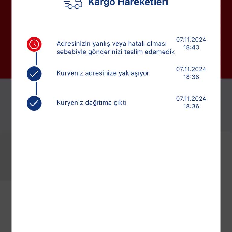 Yanlış Adres Gerekçesiyle Teslim Edilmeyen Kargo Mağduriyeti
