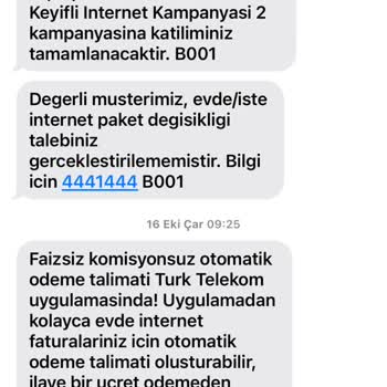 Türk Telekom'un Taahhüt Yenileme Sorunları Ve Yüksek Faturalar