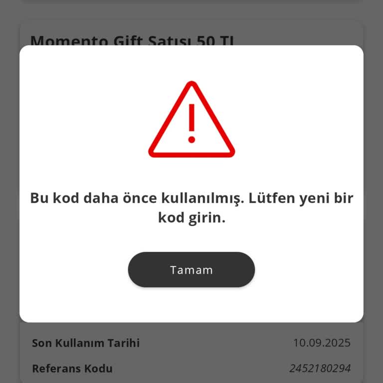 Nescafe Uygulamasında Kullanılmış Referans Kodu Sorunu