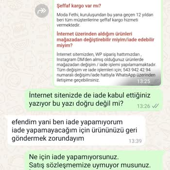 Yanlış Ürün Ve İade Sorunu: Moda Fethi İle Mağduriyet