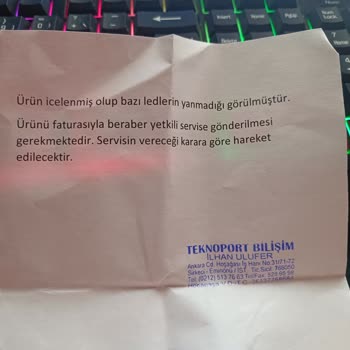 Trendyol'dan Aldığım Klavyenin Garanti Sorunu