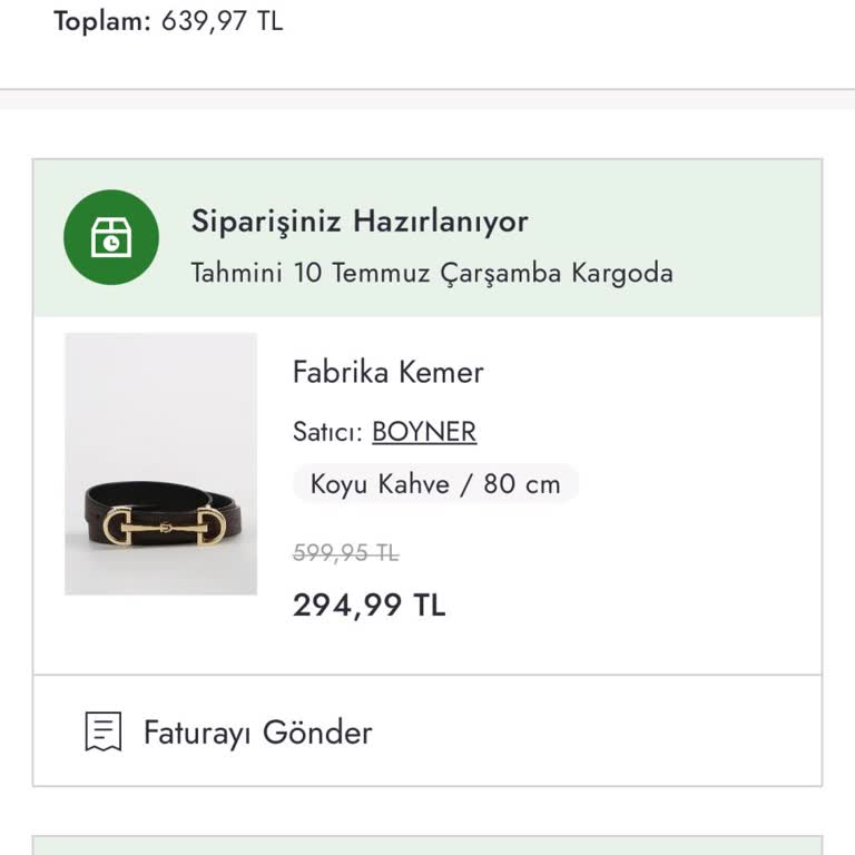 Boyner'den Sipariş Edilen Ürün Gönderilmiyor Ve Müşteri Oyalaması