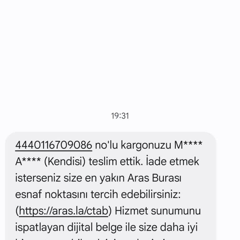 Yanlış Teslimat Bildirimi: Kargom Nerede?