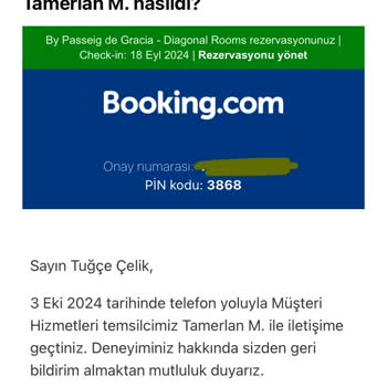 Booking.com Rezervasyon İptali Ve İade Mağduriyeti