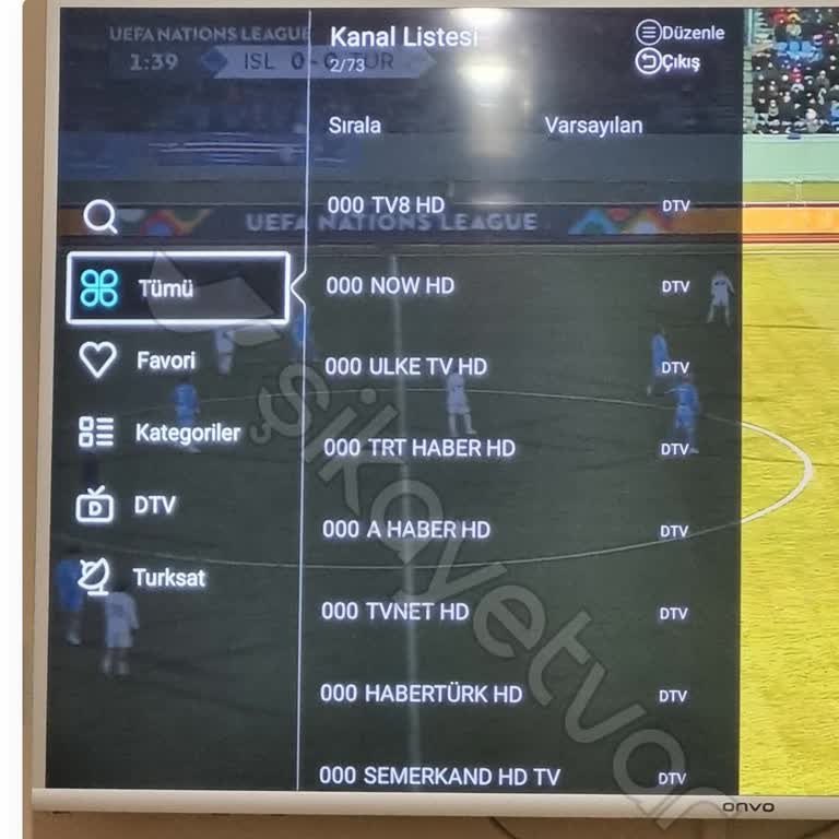 Kanal Listesi Sorunu: Sürekli 00 Gösteriyor