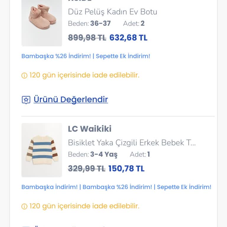 Eksik Ürün Gönderimiyle Mağduriyet