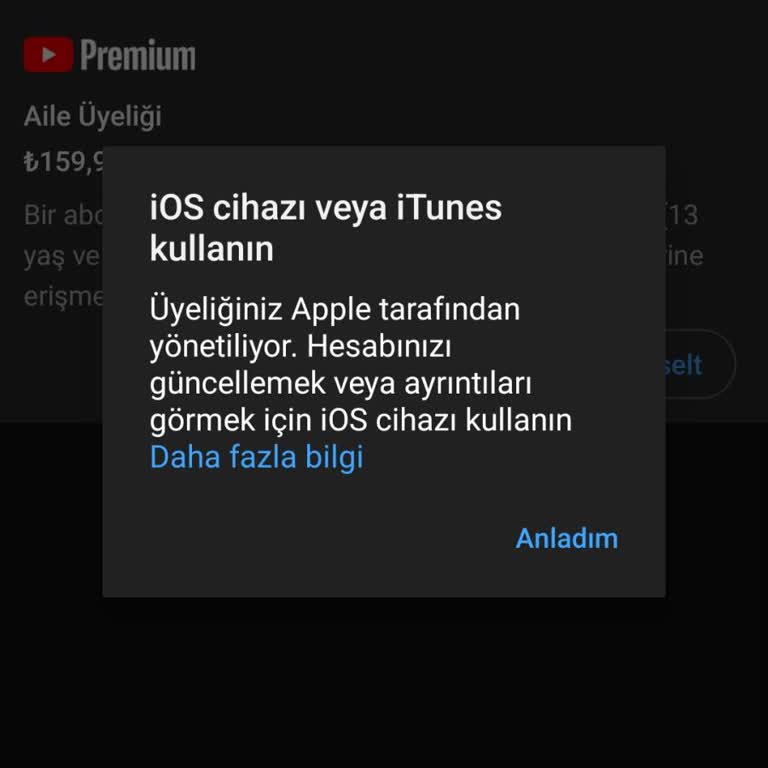 YouTube Premium Üyelik İptal Sorunu