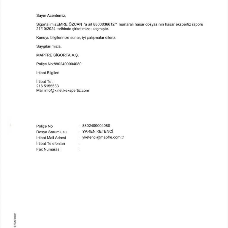 Mapfre Sigorta'nın Geciken Hasar Ödemesi Mağduriyeti