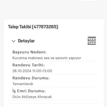 Arçelik Kurutma Makinesi İle Sürekli Servis Sorunu