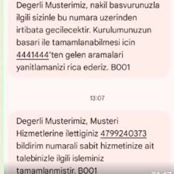 Türk Telekom'un Nakil İşlemi Ve Faturalandırma Sorunu
