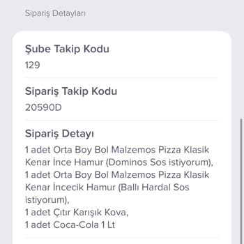 Domino's Kağıthane Şubesi: Geç Teslimat Ve İletişimsizlik