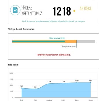 Findeks Notum Güncellenmiyor, Destek Yetersiz
