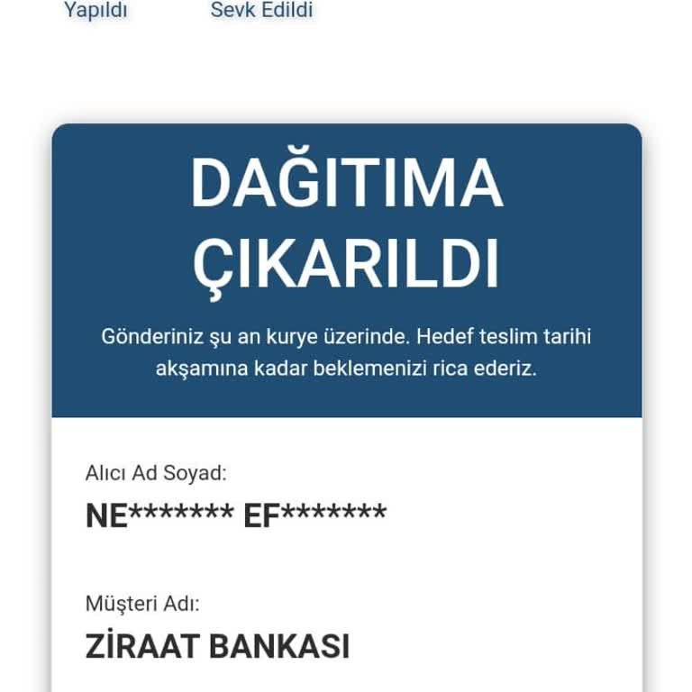 Ziraat Bankası Kart Teslimatında Yaşanan Sorun