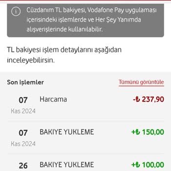 Vodafone Pay İle Fatura Ödeme Sorunu