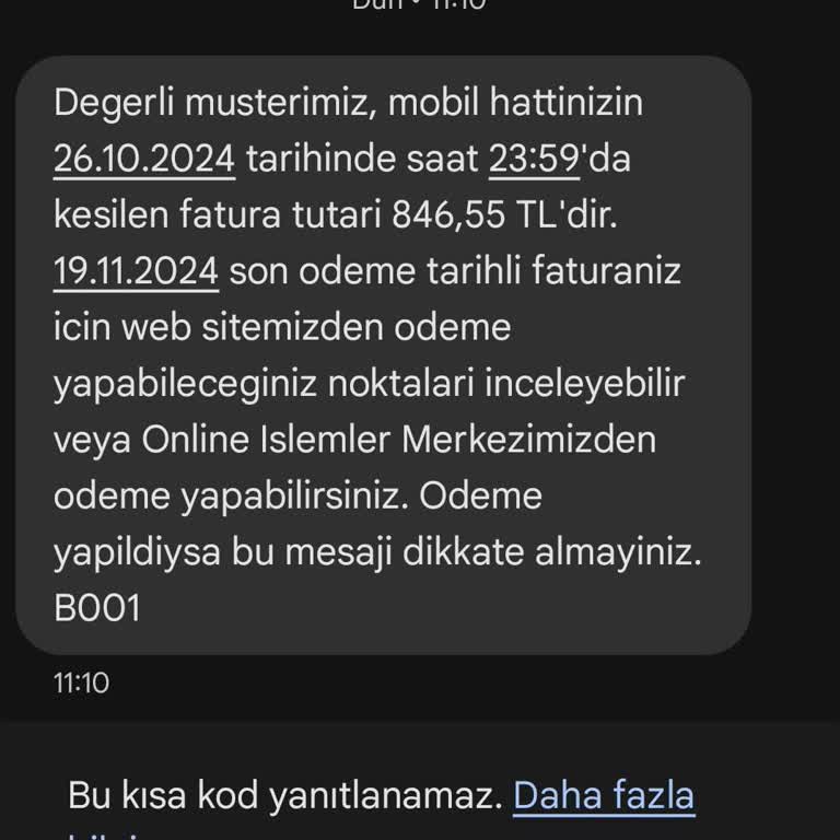 Yanlış Cayma Bedeli Bilgilendirmesi