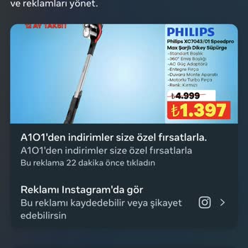 Çifte Çekim Şoku: A101 Ve Philips Süpürge Hatası