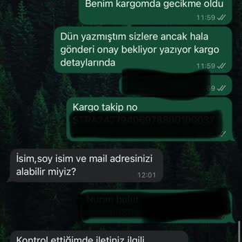 9 Gündür Teslim Edilmeyen Sipariş Ve Kargo Onay Sorunu