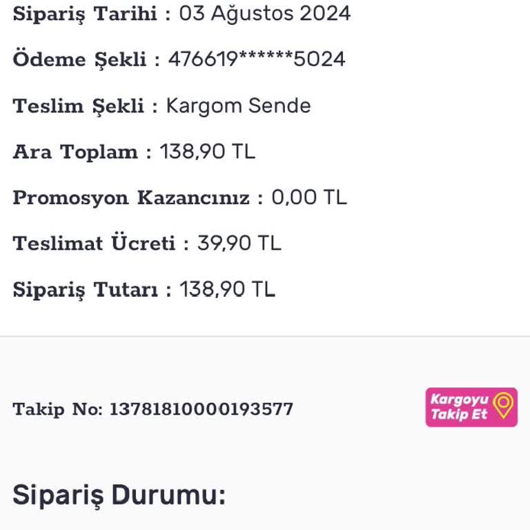 Üç Aydır Hazırlanamayan Sipariş Ve Müşteri Hizmetleri Çıkmazı