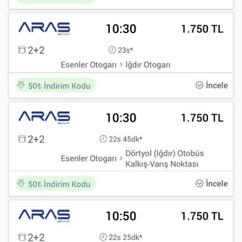 Aras Turizm İle Plansız Değişiklik Ve İletişim Sorunu