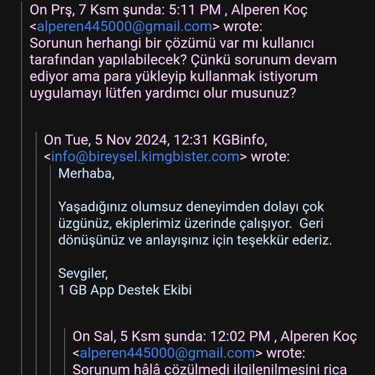 Kimgbister Uygulamasında Puan Ve Destek Sorunu
