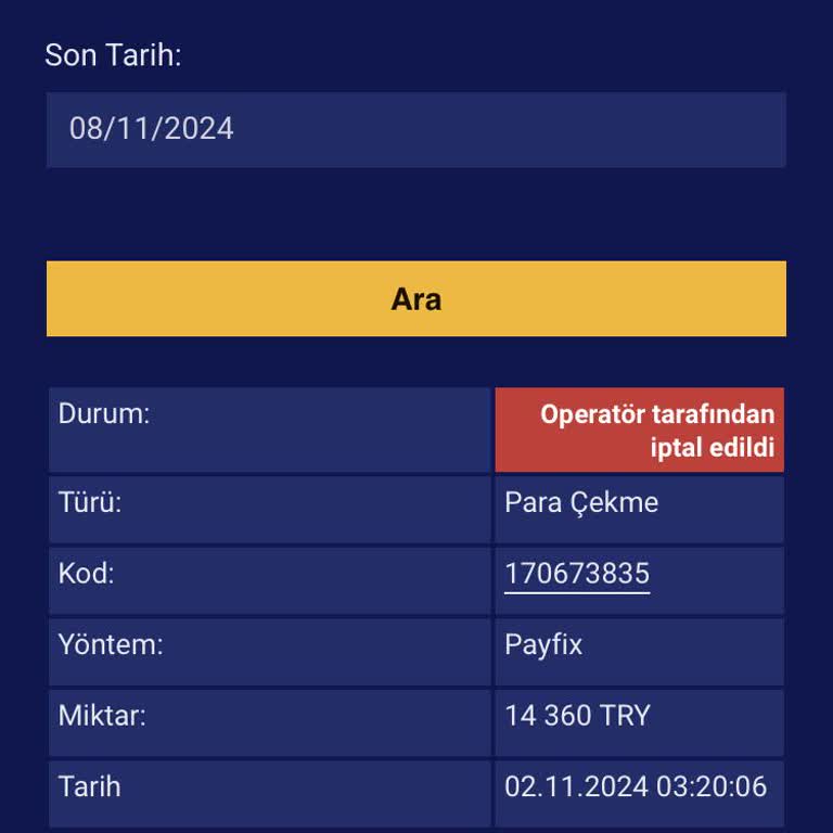 Ödeme Süreci Belirsizliği