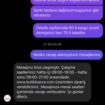 Yanlış Beden Ve İade Sorunu: Müşteri Memnuniyetsizliği