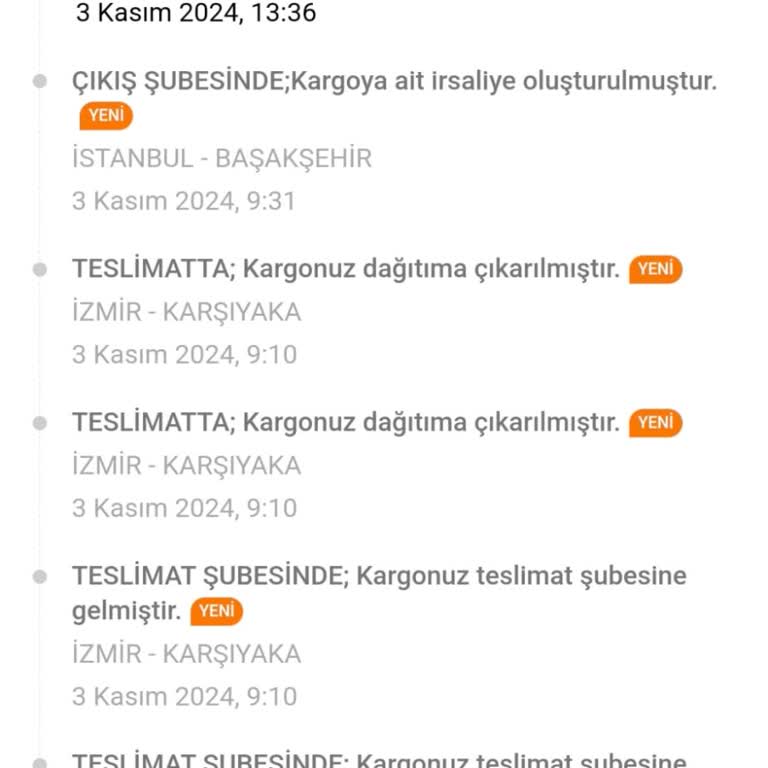 Aras Kargo Şikayeti