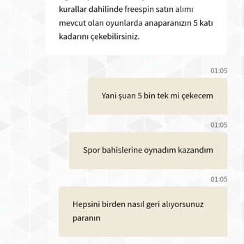 Kazandığım Parayı Çekemiyorum, Mağdurum