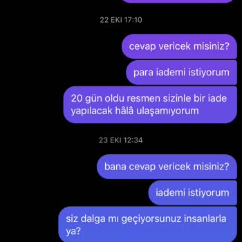 İade Ödemesi Kabusu: 1 Aydır Bekliyorum