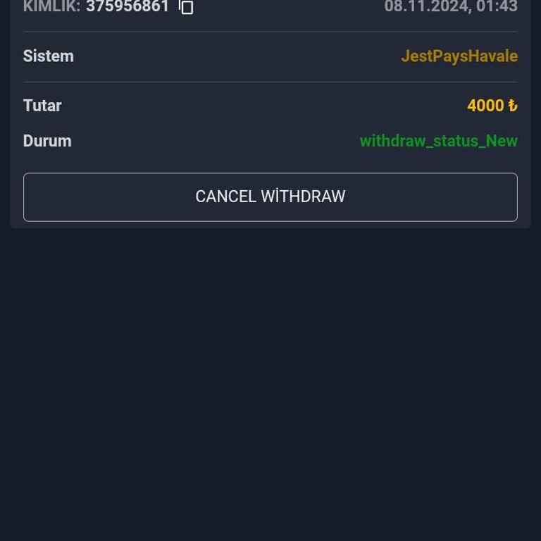 Çekim Talebi Sorunu: 20 Saattir Bekliyorum