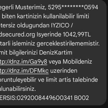 Yanlış Çekim Ve İptal Talebi