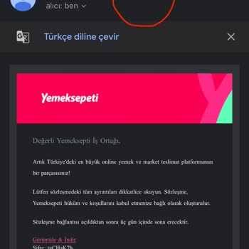 Yemeksepeti Üyelik Başvurum Neden Beklemede