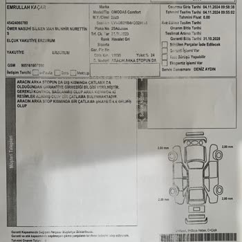 Chery Omoda 5 Stop Lambası Çatlaması Ve Müşteri Hizmetleri Sorunu