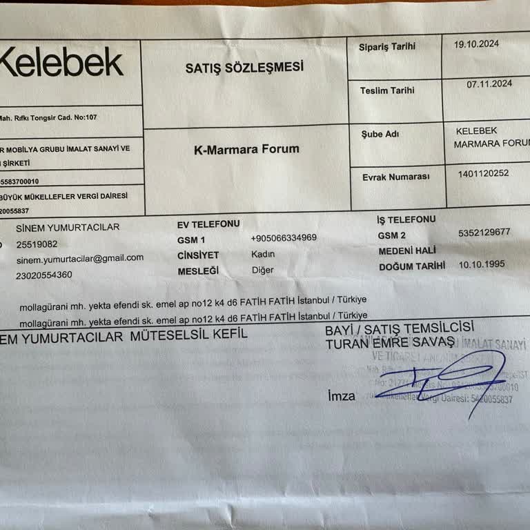 Teslimat Gecikmesi Ve İletişim Sorunu