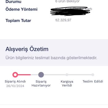 Penti'den Siparişim Neden Hala Hazırlanıyor