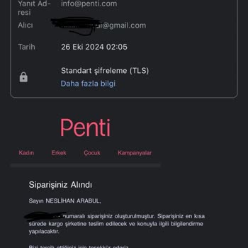 Penti'den Siparişim Neden Hala Hazırlanıyor