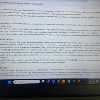 Hasarlı Ürün Ve İade Sorunu