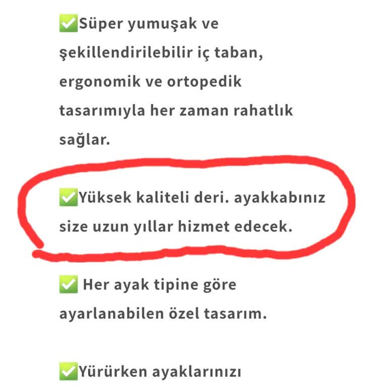 Trenly Ayakkabı Yüksek Kalite Deri Vaadiyle Yanılgı