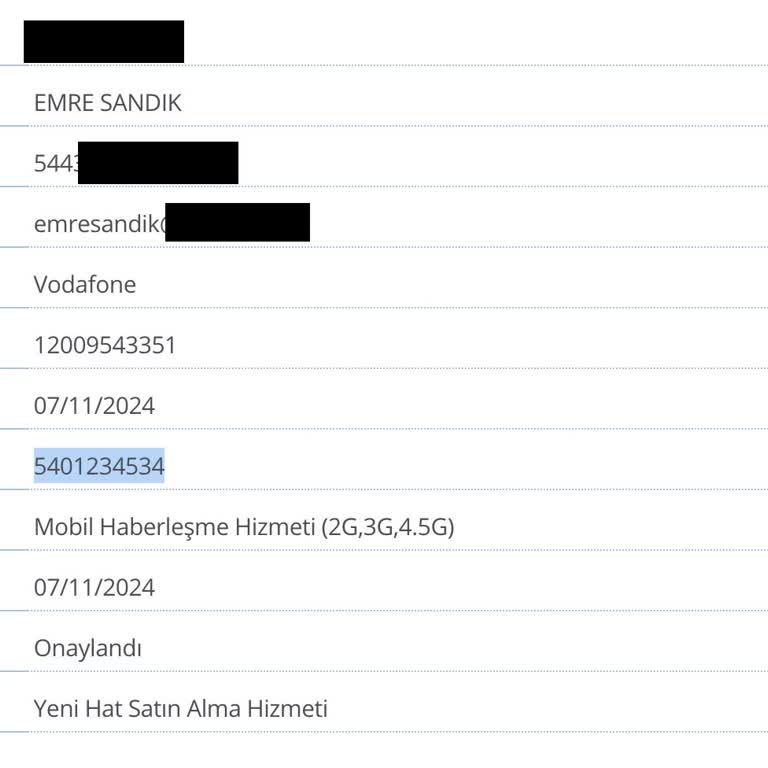 Aktif Olmayan Hat: Çözüm Bekleyen Başvuru