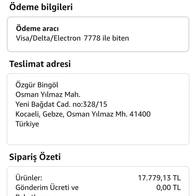 Amazon'dan Sipariş Edilen Ürün 10 Gündür Teslim Edilmedi