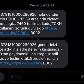 Yanlış Teslimat Ve İletişim Sorunları