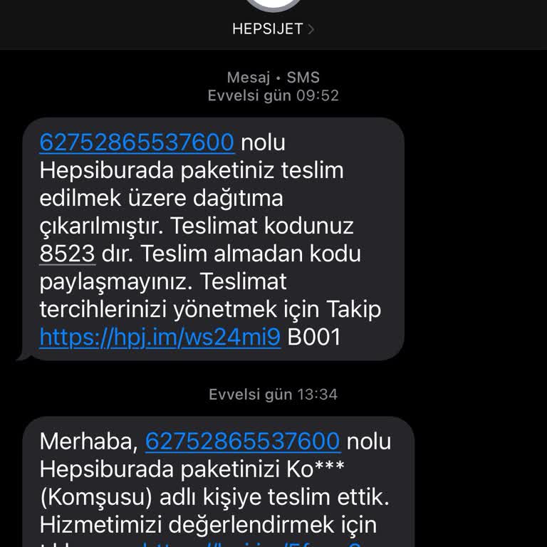 Yanlış Teslimat Ve Bilgi Eksikliği