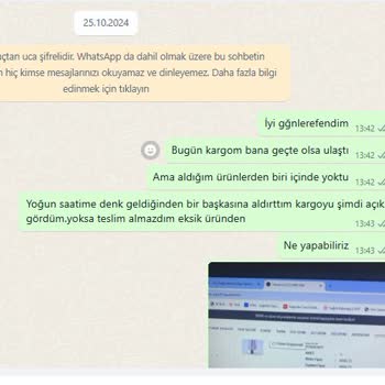 Eksik Ürünler Ve İletişimsizlik Mağduriyeti