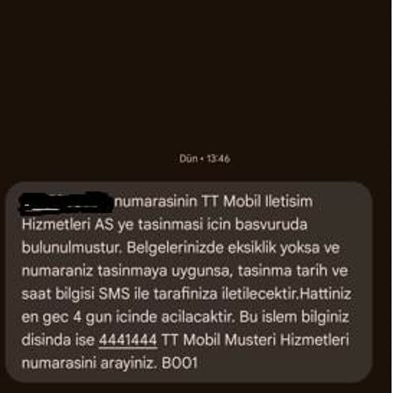 Numara Taşıma İşleminde İzinsiz Talep İddiası