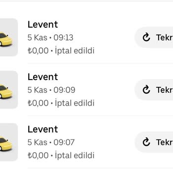 Uber'de İade Sorunu: Alınan Ödemeler Geri Dönmüyor!