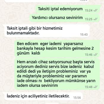 Ürün İade Sorunu Ve Müşteri Hizmetleri İlgisizliği
