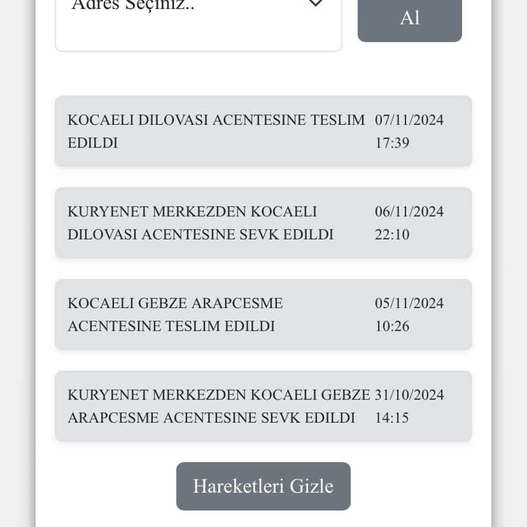 Kargo Teslimatında Yaşanan Sorun