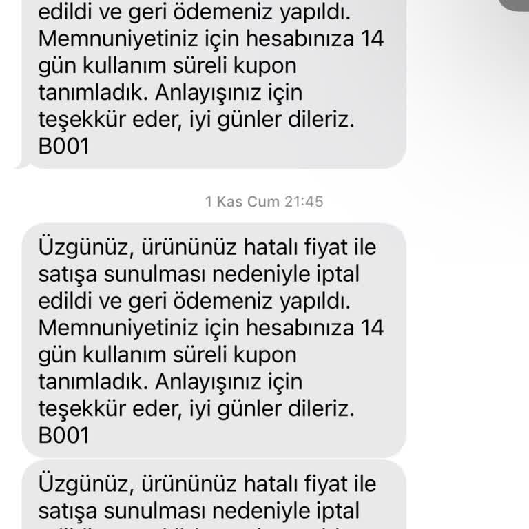 İptal Edilen Kuponlarla Mağduriyet