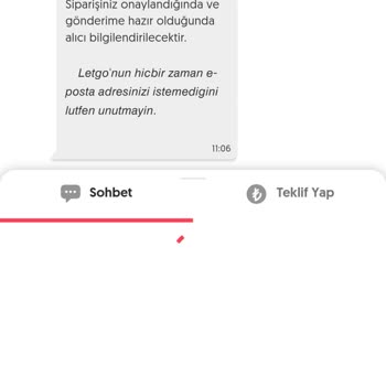 Letgo Üzerinden Bilgilerimle Yapılan İşlemler